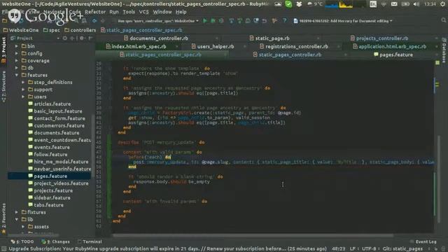 AgileVentures Pairing: WebsiteOne - 31/03/2014 1100 UTC смотреть онлайн