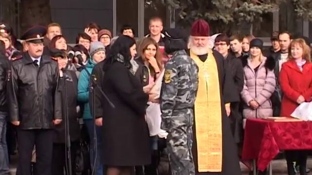 Торжественное обещание кадетов. Кадетский учебный центр. (25 октября 2013 года) смотреть онлайн
