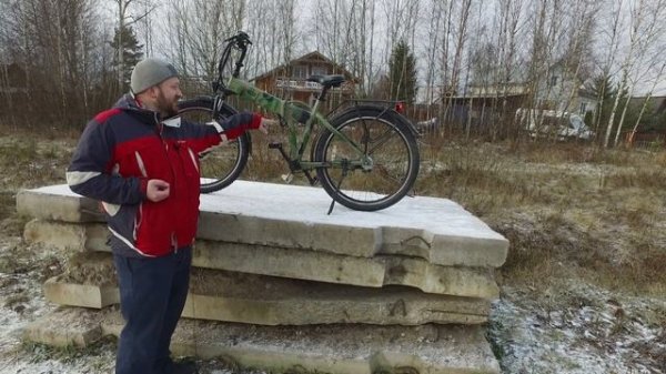 ? Электровелосипед подписчика на прокачку. Реставрация велосипеда с карданом Eltreco Cardan Patrol