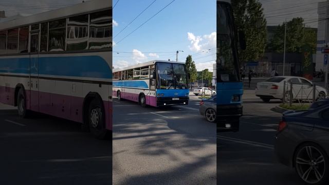 Междугородный автобус МАЗ 152.А60 по маршруту Ялта-Симферополь. Крым?? смотреть онлайн