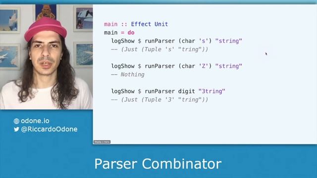 PureScript/Haskell: Parser Combinator (1/2) смотреть онлайн