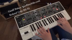 Synthesizer music practice - Roland Gaia SH-01 June 12 2012 by Geoff Peters