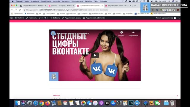 Делаем видео сервис на WordPress. Настраиваем popup-окна WordPress в Elementor смотреть онлайн