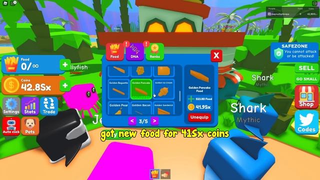Becoming The Biggest Player In Eating Simulator Roblox! Top Best Player On Leaderboard смотреть онлайн