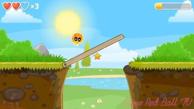 Red Ball 4 with Ghost mode C. Orange Ball complete gameplay all levels 1 - 15 & 1st BOSS battle смотреть онлайн