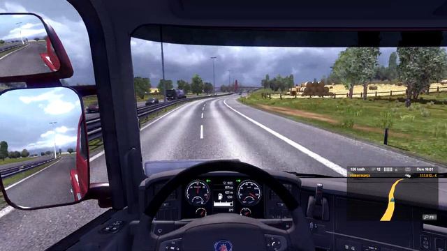 Euro Truck Simulator 2 Scania R480 Top Speed смотреть онлайн