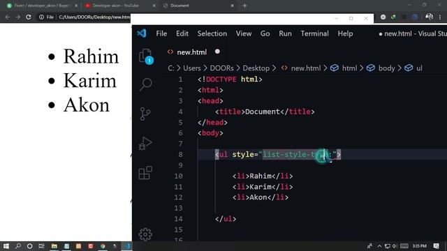 HTML Tutorial | Part 4 | Web Development | Developer Akon | 2020 смотреть онлайн