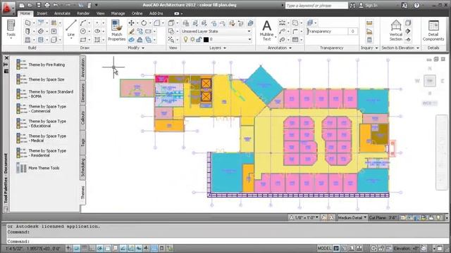 AutoCAD Architecture 2012 - Managing Spaces смотреть онлайн
