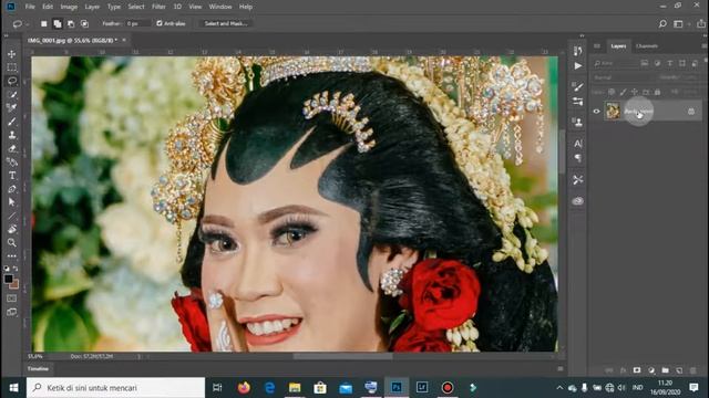 Cara menghilangkan pantulan warna akibat flash / lampu di Photoshop (Simak sampai selesai) смотреть онлайн