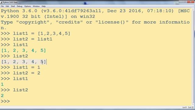 Del Operator and Garbage Collection in Python language смотреть онлайн
