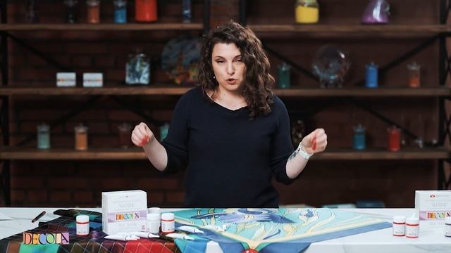 Обзор коллекции Decola для росписи шёлка с Екатериной Голанд. Первое знакомство с батиком. смотреть онлайн