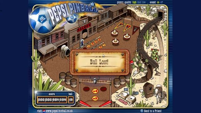 Pepsi Football Pinball Game (Game Test) смотреть онлайн