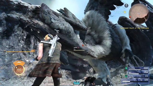 Final Fantasy 15 - Zu Boss Battle - 4K [PS5 GAMEPLAY] смотреть онлайн