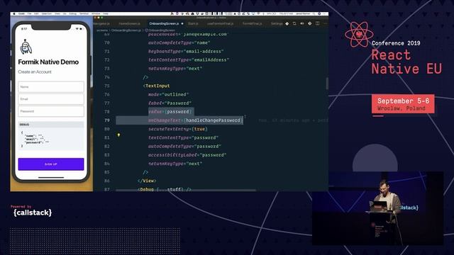 React Native EU 2019: Jared Palmer - Forms In React Native смотреть онлайн