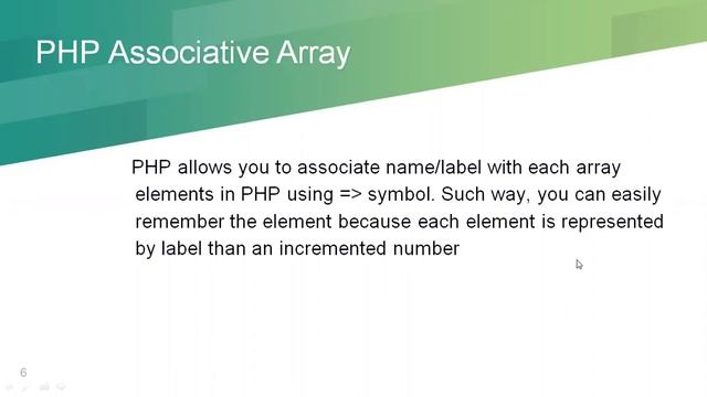 PHP ARRAYS | PHP смотреть онлайн
