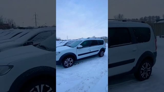Lada Largus Cross , Luxe Prestige, 7 мест- белый ! 1.185.000 2022г. смотреть онлайн