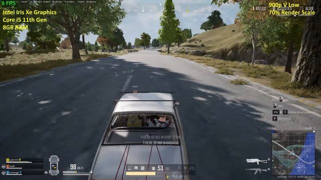 PUBG on Intel Iris Xe Graphic | 1080p, 900p, 720p, V Low Setting FPS Test смотреть онлайн