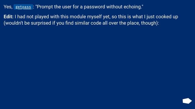 Read password from stdin смотреть онлайн