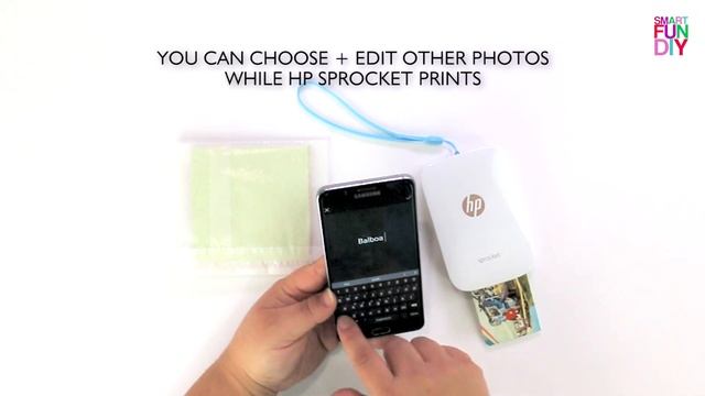 DIY Travel Scrapbooking Kit - HP Sprocket portable mini printer - print photos + scrapbook anywhere смотреть онлайн
