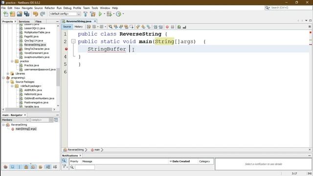 How to Reverse a String in java by the use of StringBuffer Object. смотреть онлайн