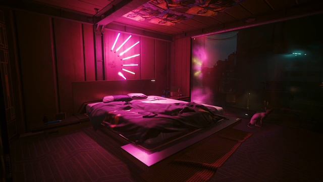 Cyberpunk 2077 Ambience - Nibbles - Lina Malina’s Bedroom, Dogtown - Relaxing Music смотреть онлайн
