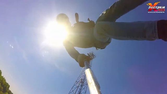 Прыжок с веревкой 50м. в Калуге - Давлатов Дильшад смотреть онлайн