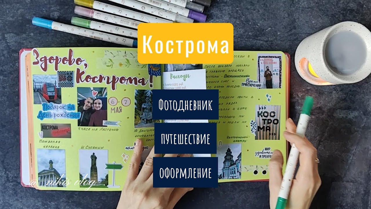 Оформление Фотодневника| Поездка в Кострому смотреть онлайн