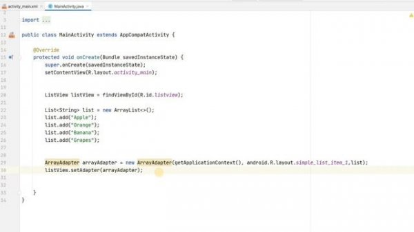 ListView in Android | Open New Activity on click items | 2023 | Android Studio