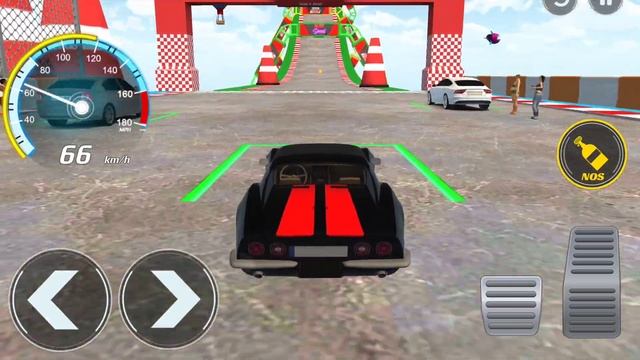 Mega Ramp Car Stunts Racing impossible tracks 3D / Android iOS Gameplay смотреть онлайн