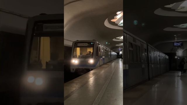 «Посадки нет!» Электропоезд 81-740/741 «Русич» проследует станцию метро «Аннино» без остановки смотреть онлайн