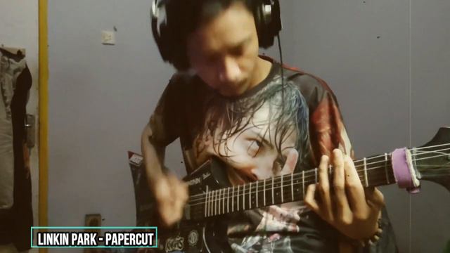 Linkin Park - "Papercut" guitar cover смотреть онлайн