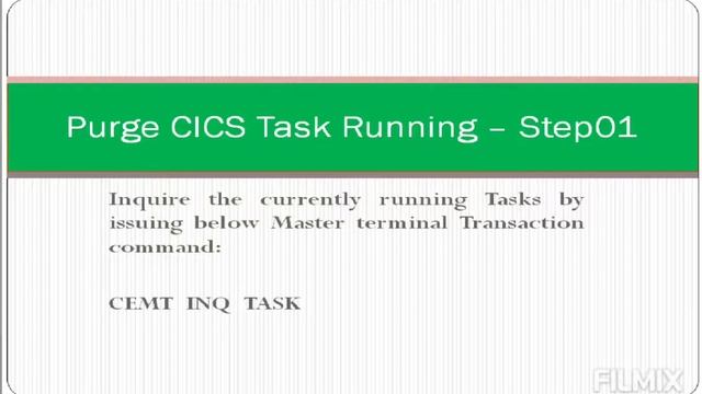 Mainframe Tips | 06 | Purge CICS Task in Loop смотреть онлайн