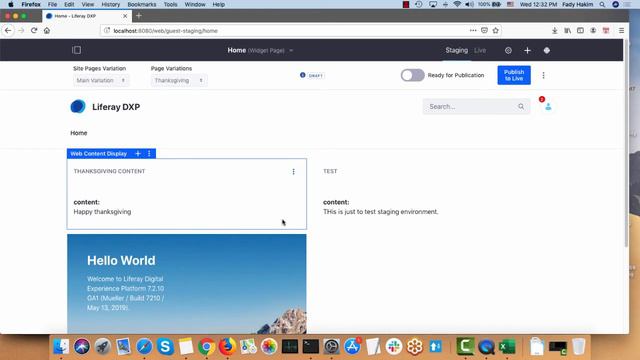 Liferay DXP 7.2 - Staging смотреть онлайн