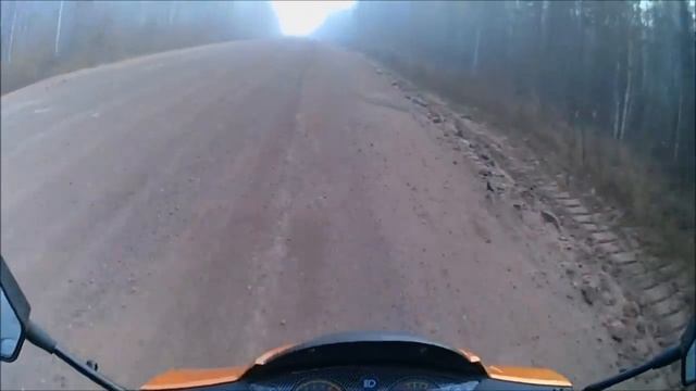 путешествие на скутере к таежной речке. смотреть онлайн
