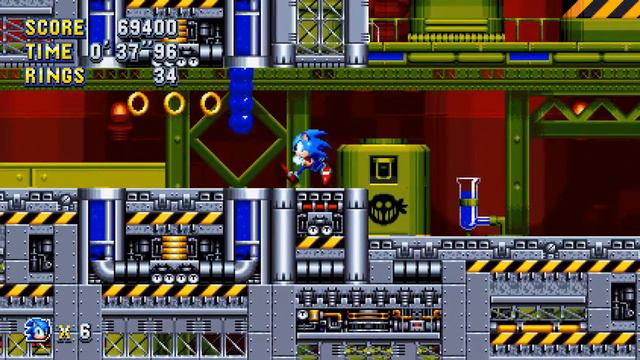 SonicMania # 2 ТЕТРИС !!!! ура и завод химических отходов мой уровень детства смотреть онлайн