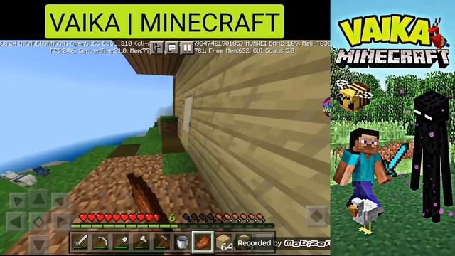 СДЕЛАЛ ГРЯДКУ И ПОЛУЧИЛ ПЕРВЫЙ ХЛЕБ?! | Vaika Minecraft смотреть онлайн