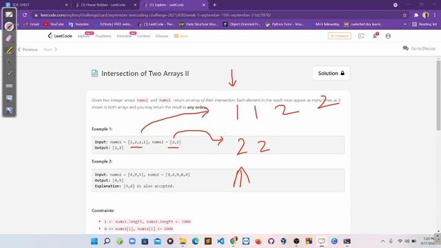 Intersection of Two Arrays II||Easy ||Python ||Leetcode смотреть онлайн