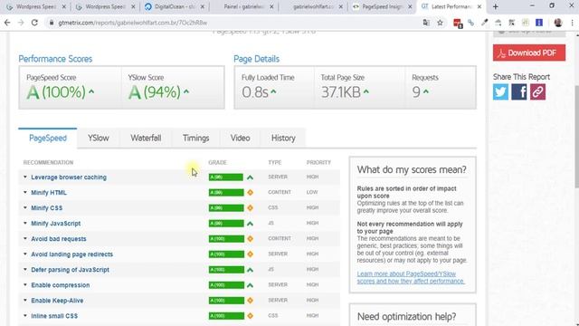 Aula 06 - Conceitos básicos de otimização Wordpress (Wordpress mais rápido parte 01) смотреть онлайн