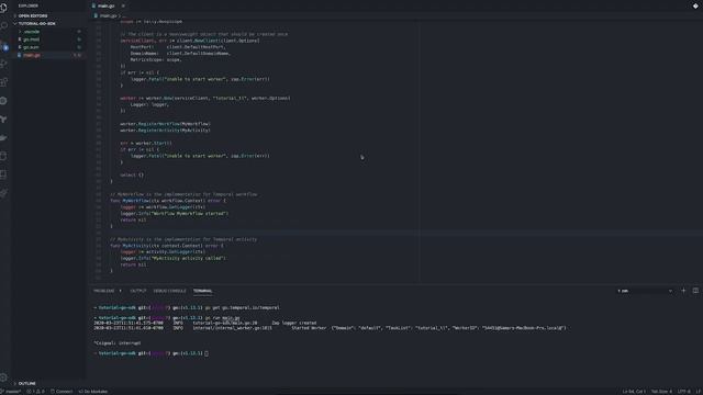 Temporal Go SDK Tutorial смотреть онлайн