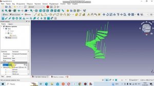 FreeCad Винтовая лестница расчет