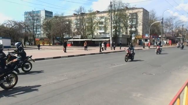 Мотоколонна, Хмельницкий, 25.04.15. Harley fest смотреть онлайн