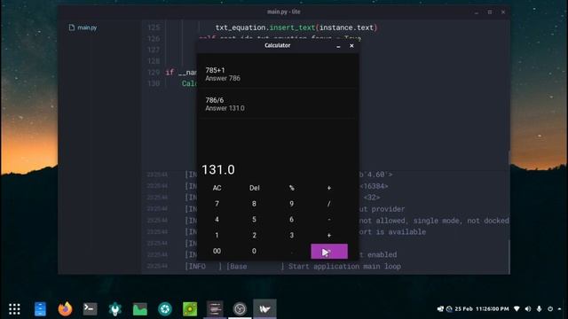GUI Calculator in Python смотреть онлайн