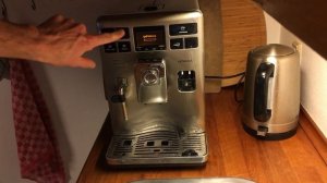 Saeco Philips Exprelia - bring up the service menus