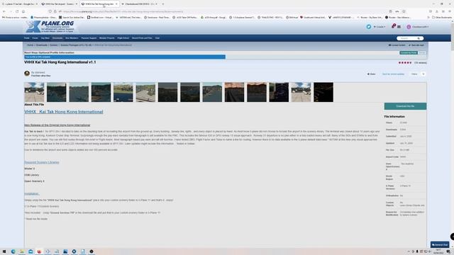 Kai Tak scenery for X-Plane 11 смотреть онлайн