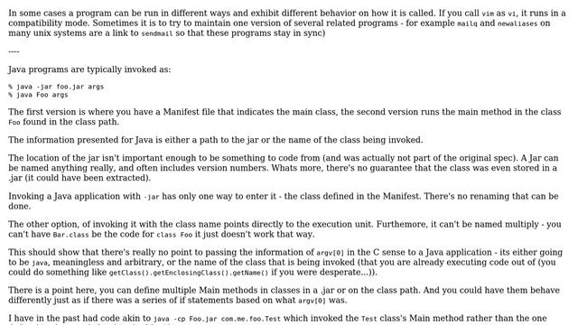 Software Engineering: Why does Java not put the filename in args? смотреть онлайн