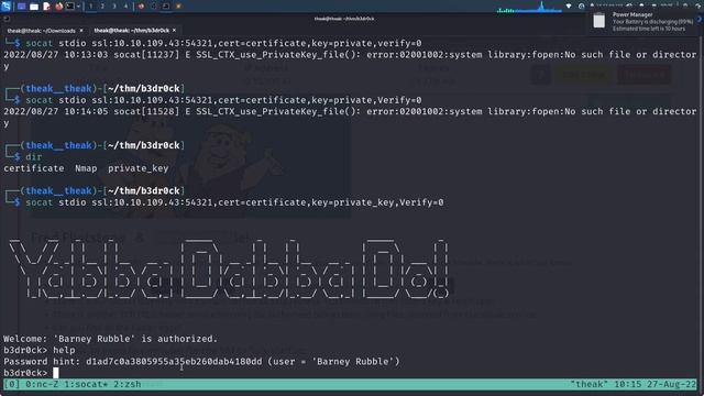 b3dr0ck walkthrough | Tryhackme room смотреть онлайн