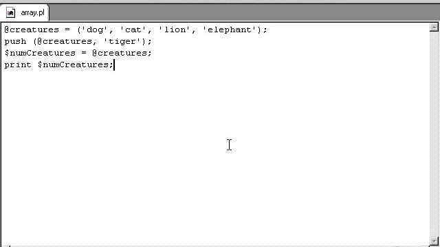 Perl Tutorials -Part 19 - Array functions смотреть онлайн