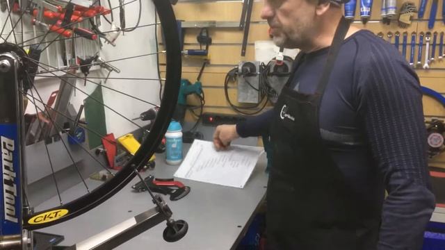 Тензометр - прибор для измерения натяжения велосипедных спиц. смотреть онлайн