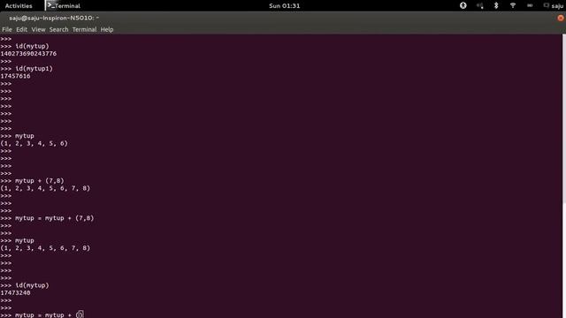 Python different ways to Add or Remove element from Tuple смотреть онлайн