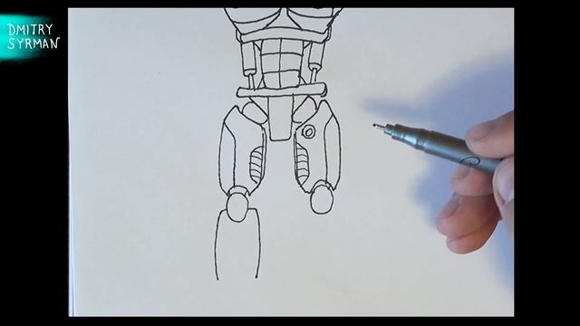 Как нарисовать Робота, How to draw a Robot смотреть онлайн